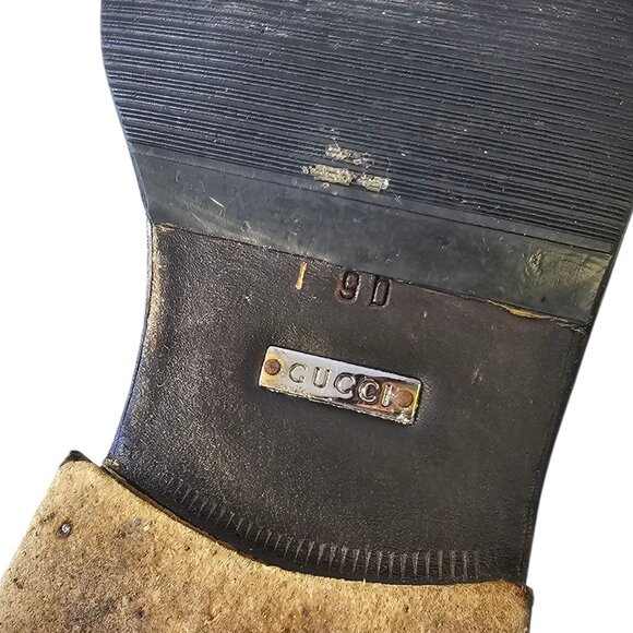 Gucci Mens Chelsea Leather Boots, Black, Slip On, Fall, Quiet Luxury, Size 9 D - Picture 13 of 14